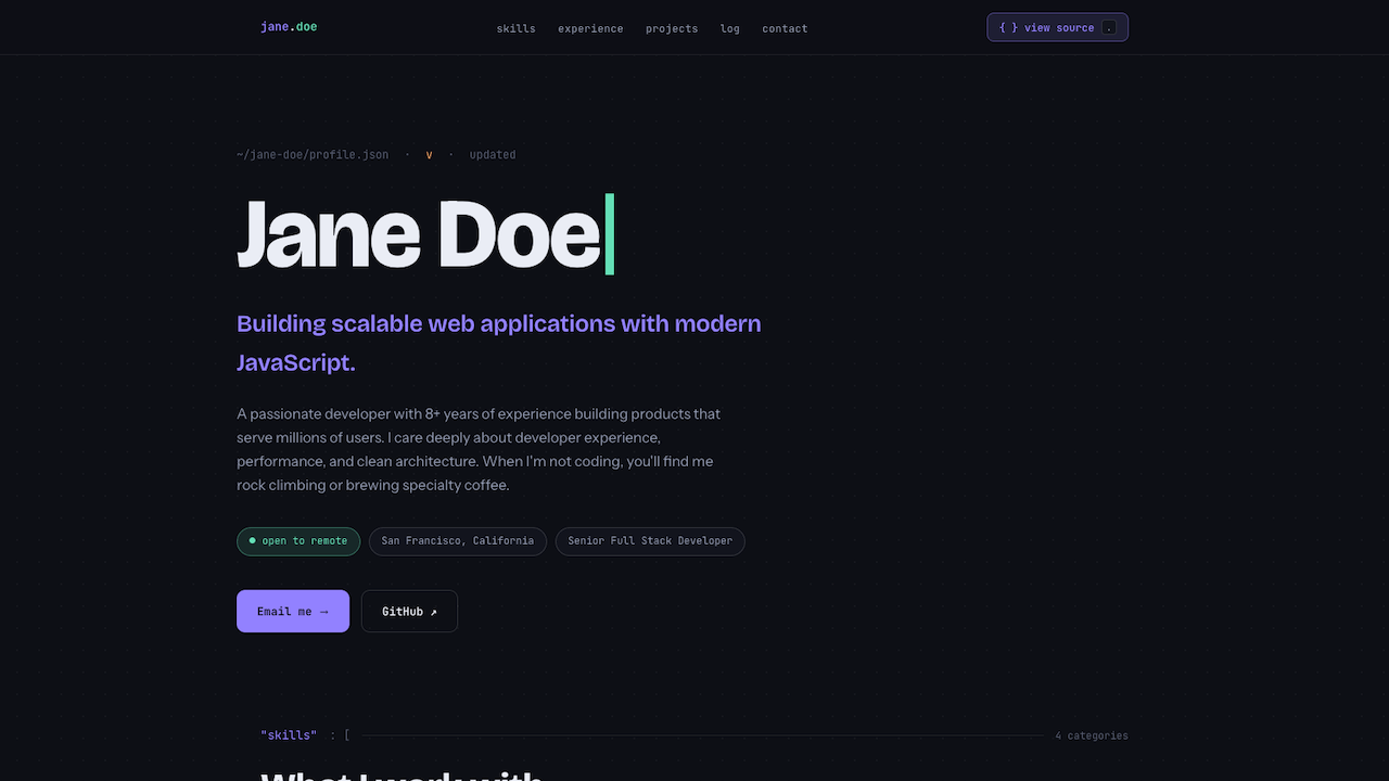 Fable theme screenshot