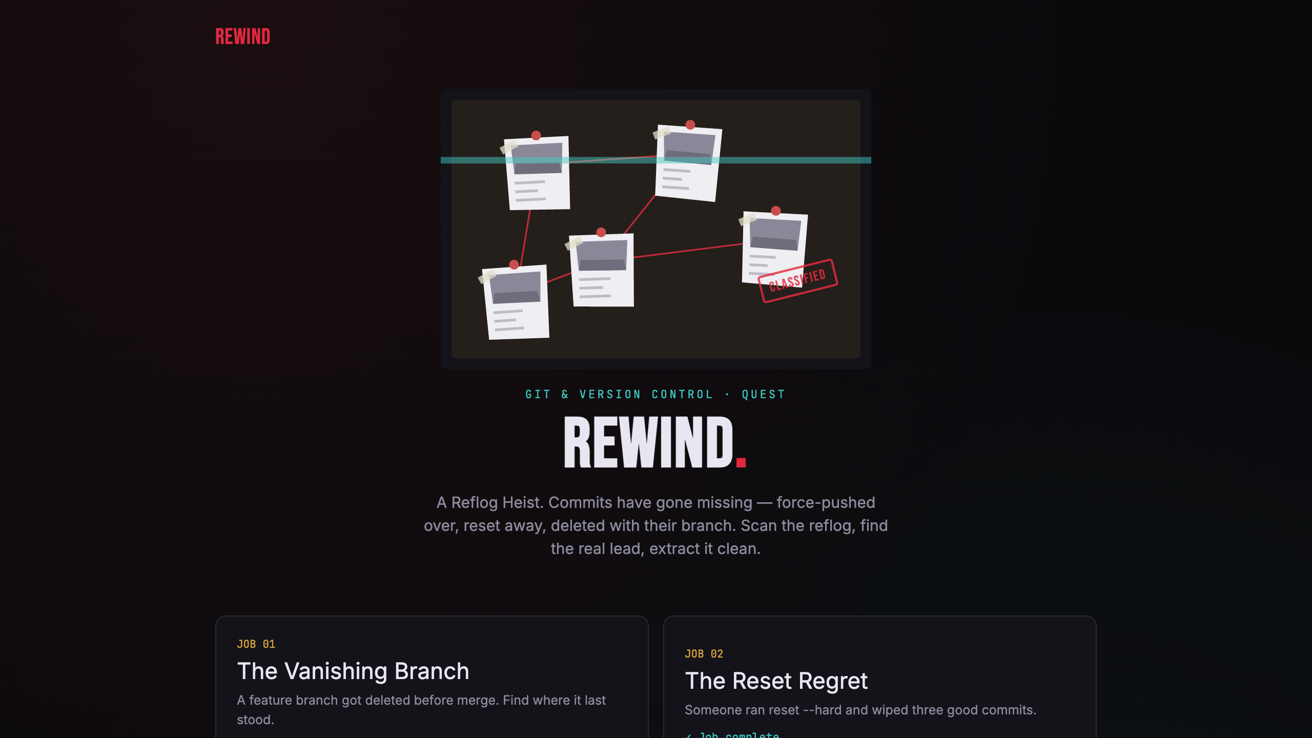 Rewind: A Reflog Heist