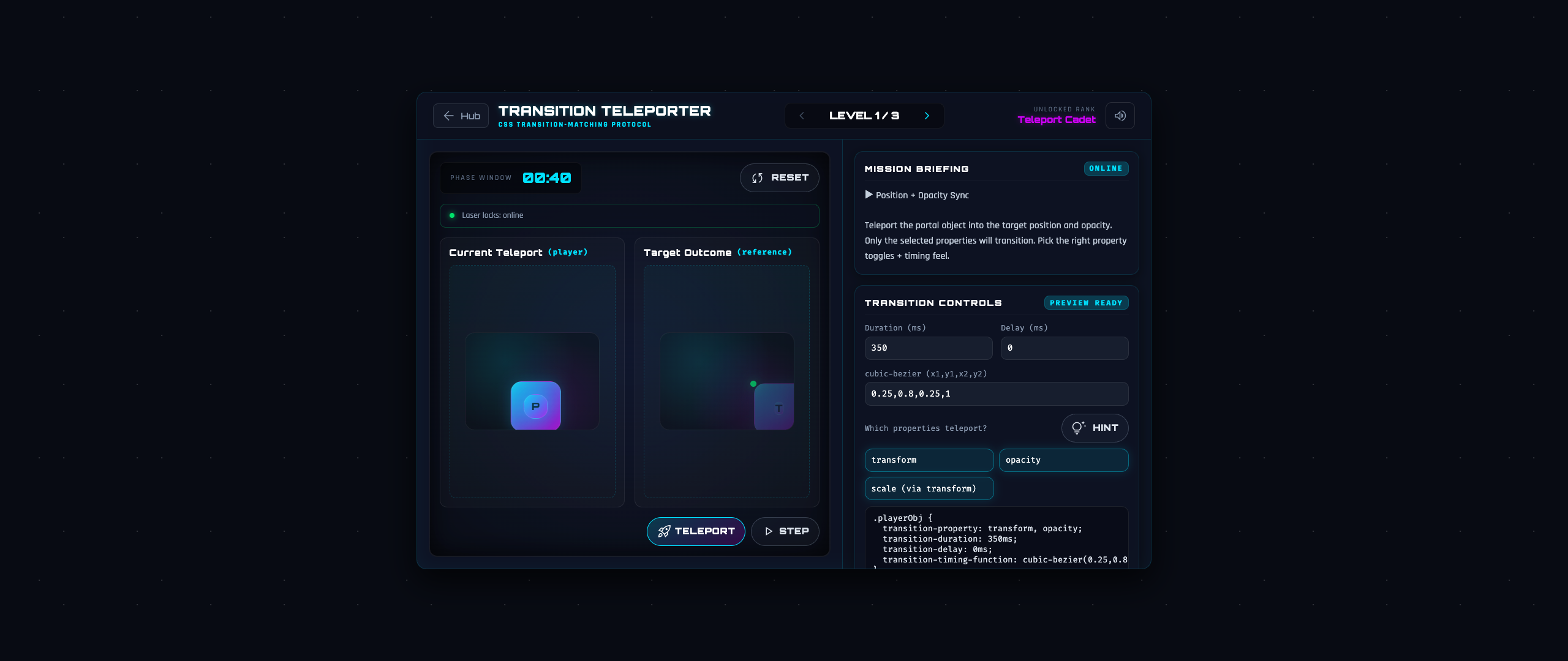Transition Teleporter