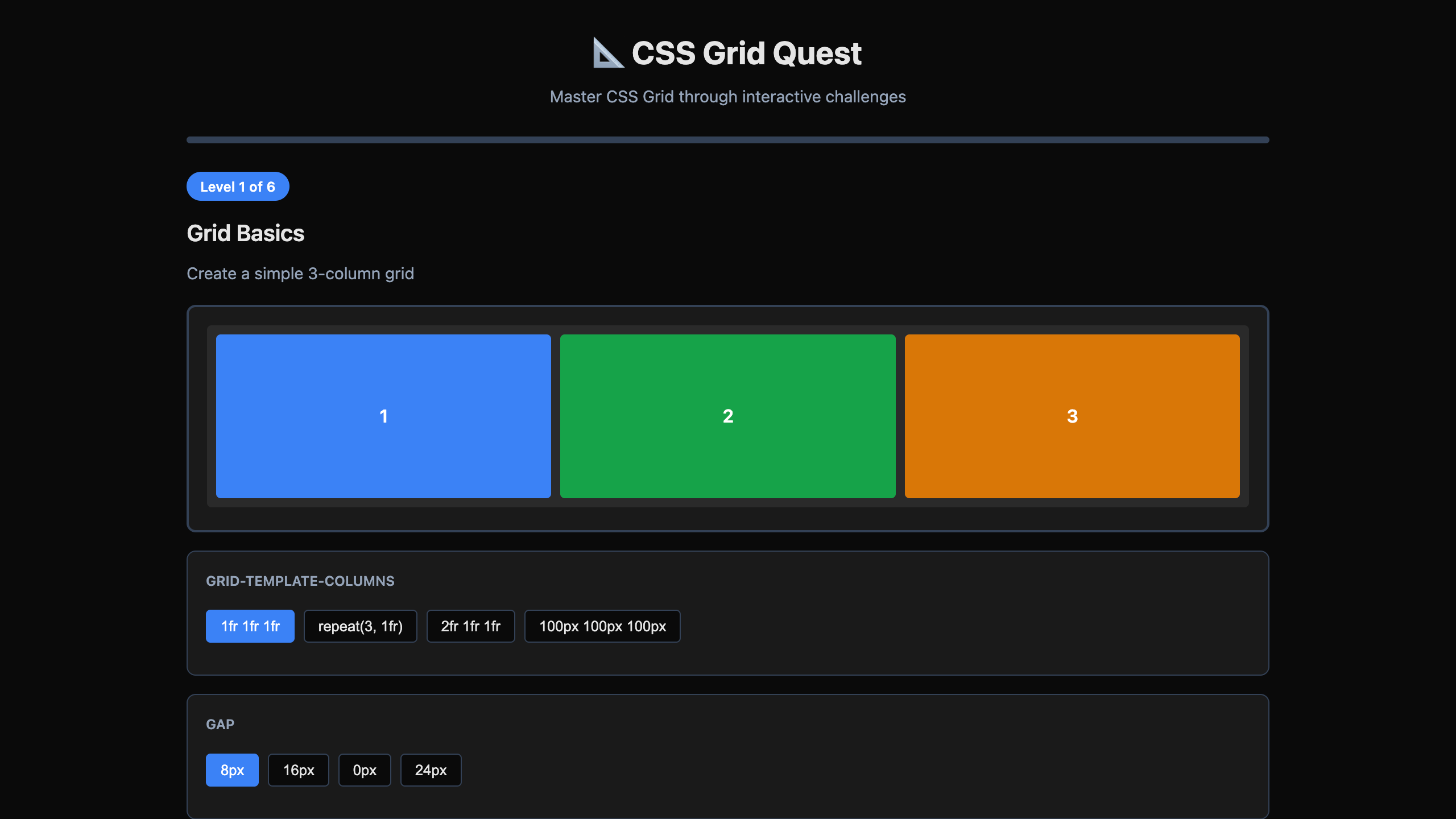 CSS Grid Quest