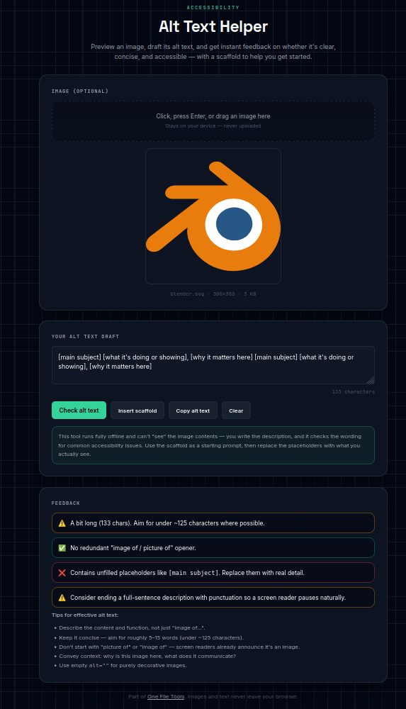 Alt Text Helper