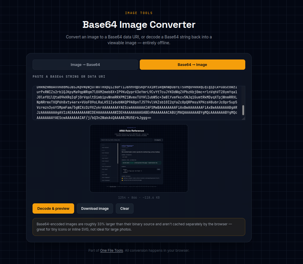 Base64 Image Converter