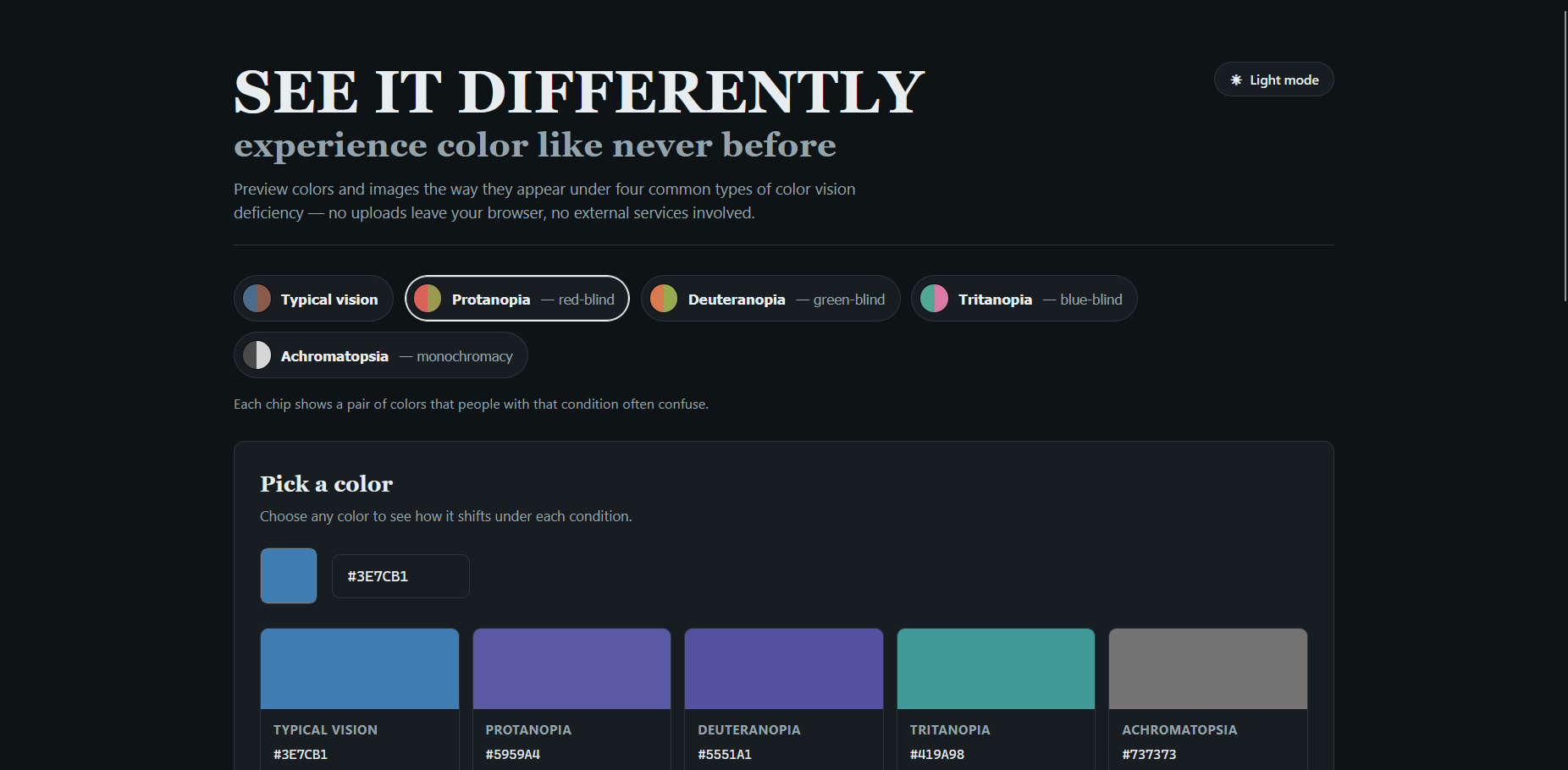 Color Blindness Simulator