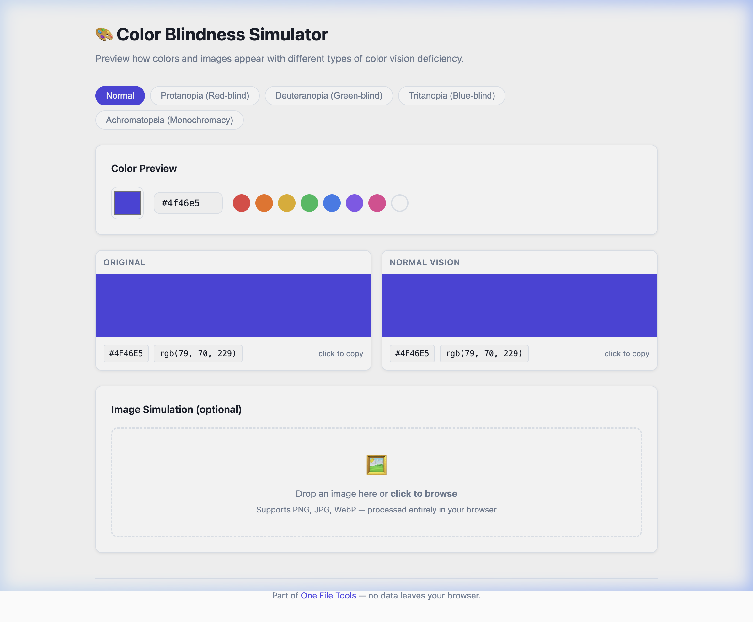 Color Blindness Simulator