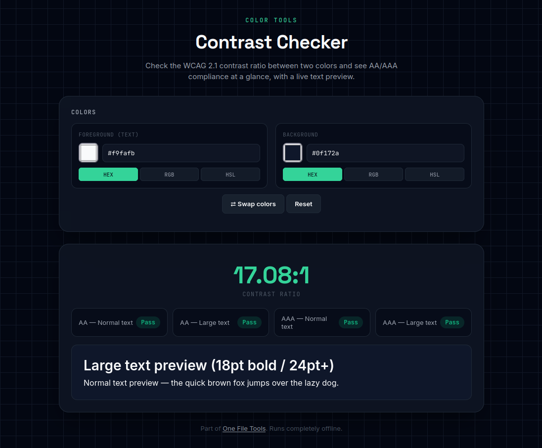 Contrast Checker
