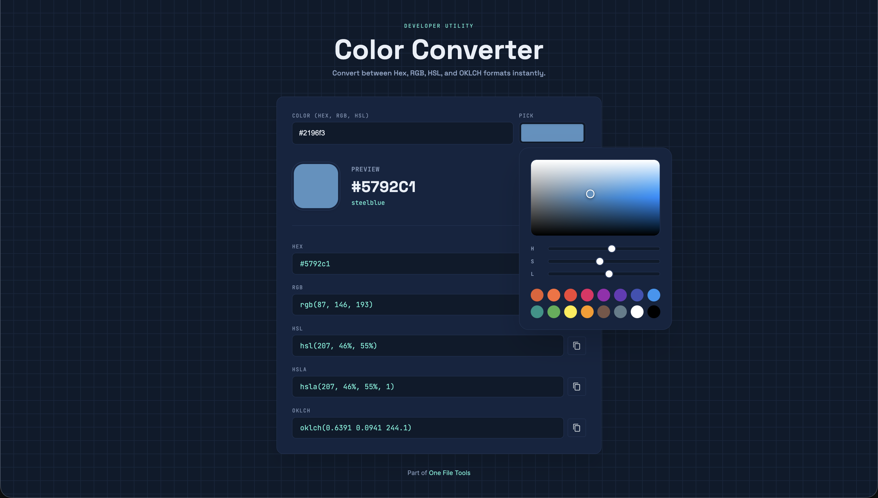 CSS Color Converter