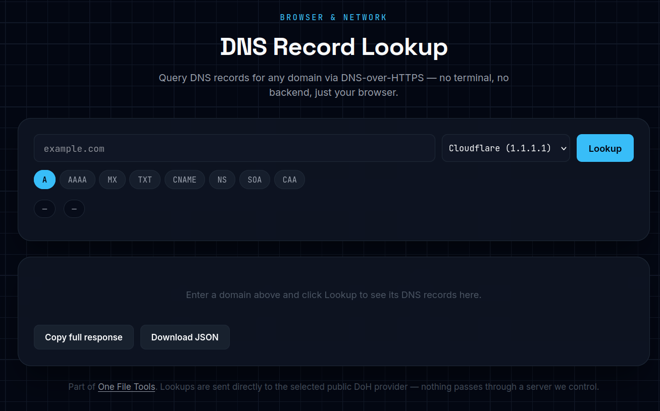 DNS Record Lookup