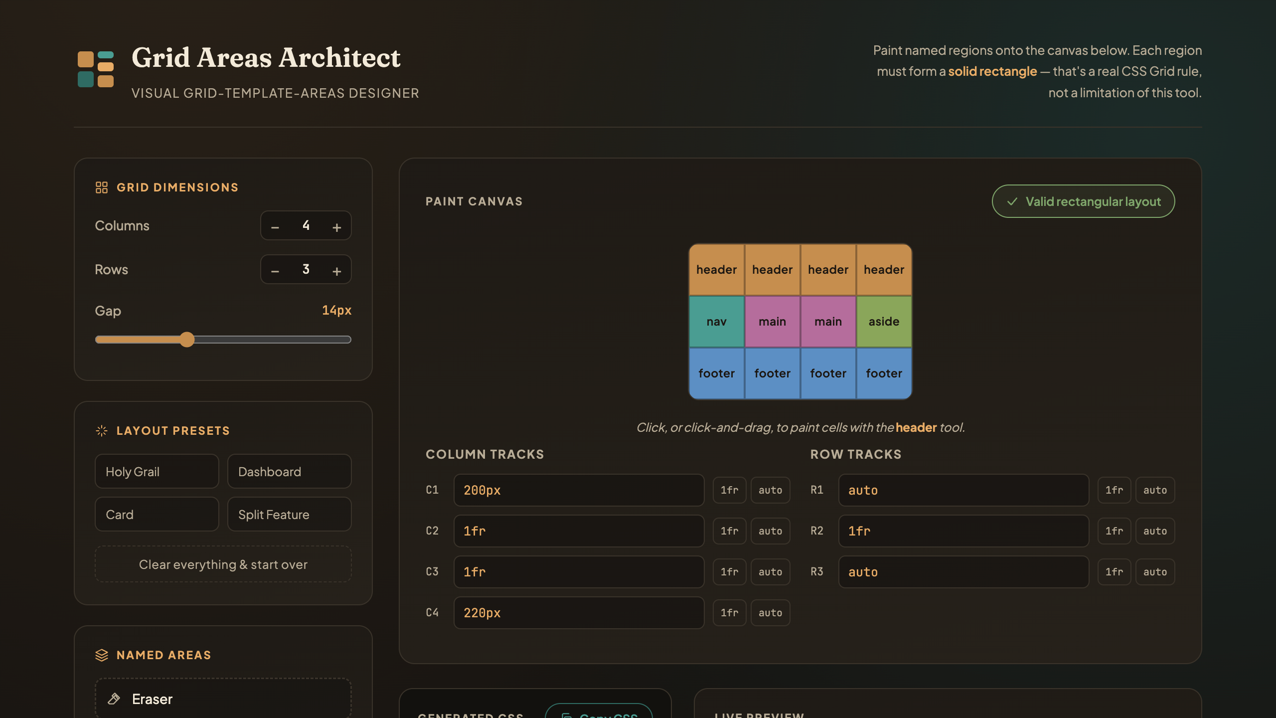 Grid Areas Architect