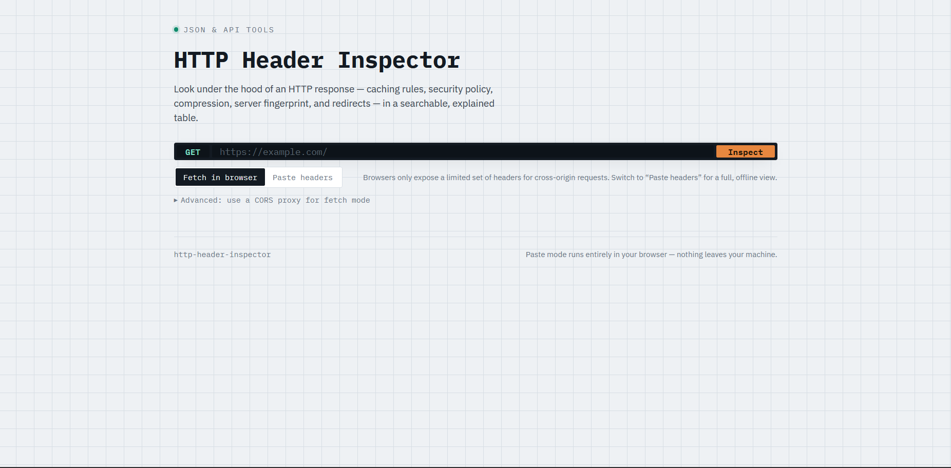 HTTP Header Inspector (v2)