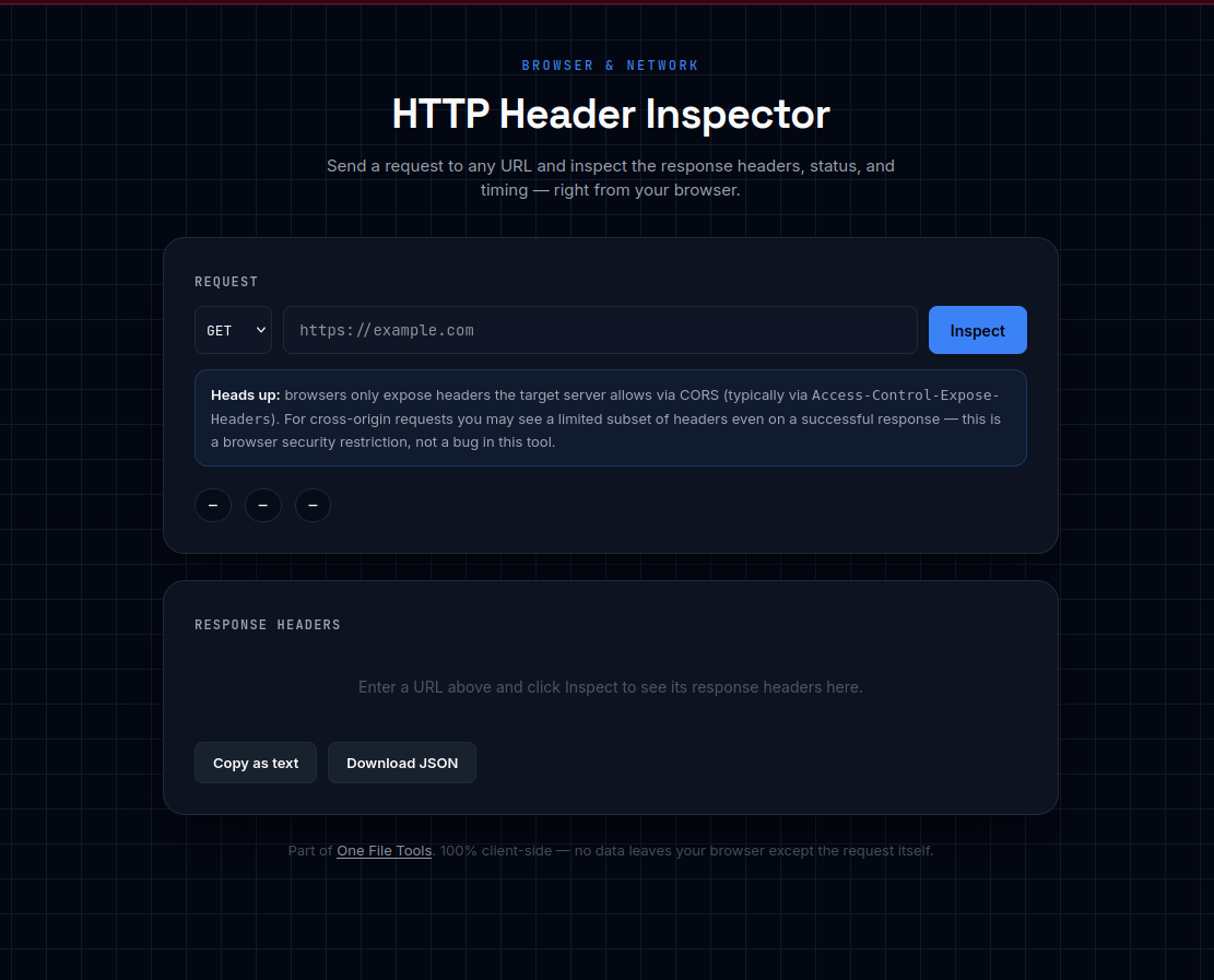 HTTP Header Inspector