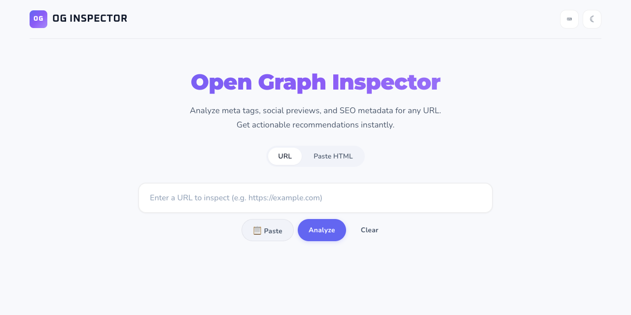 Open Graph Inspector