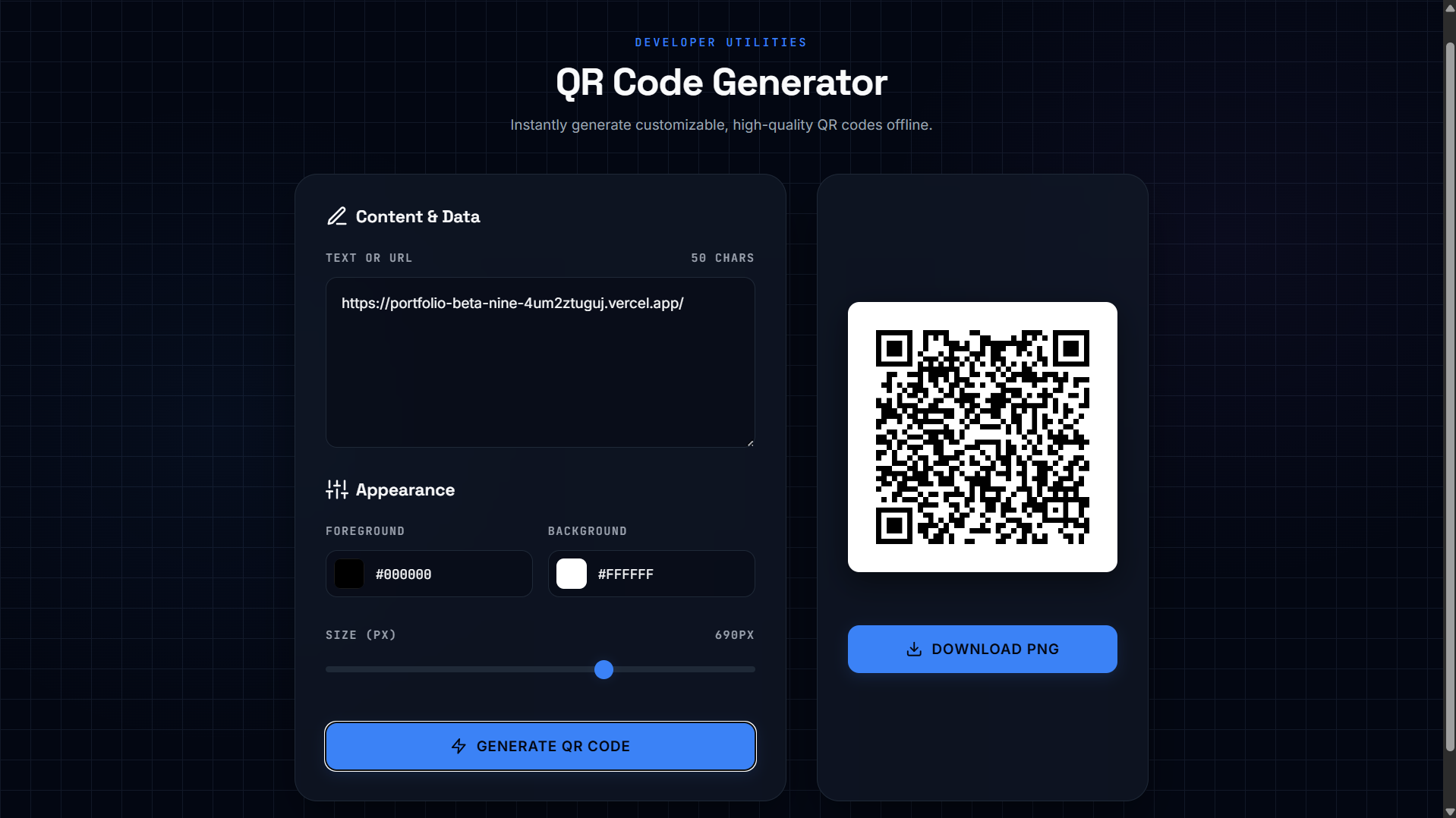 QR Code Generator