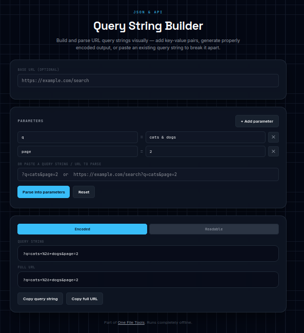 Query String Builder