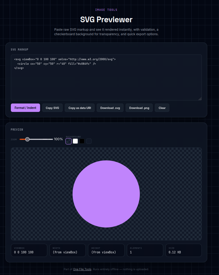 SVG Previewer
