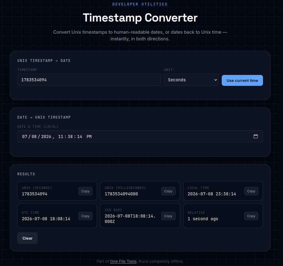 Timestamp Converter