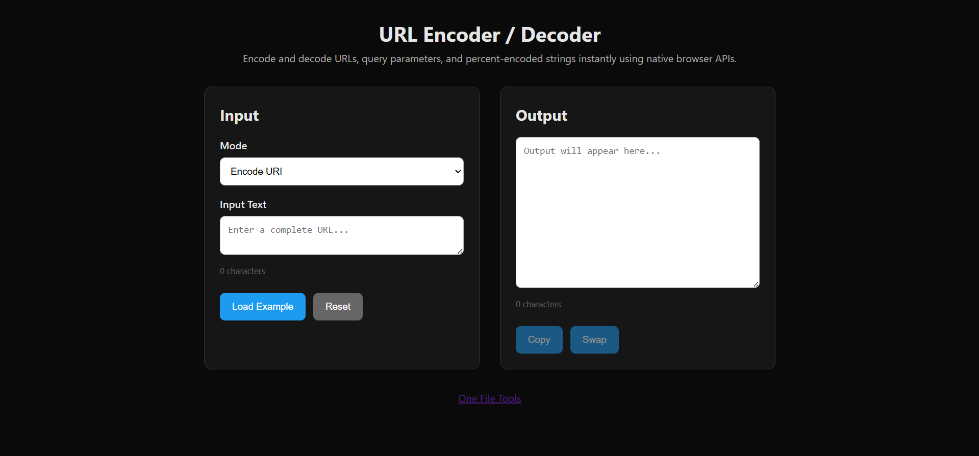 URL Encoder / Decoder