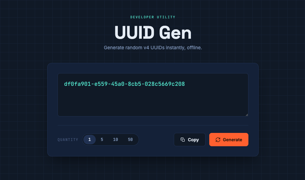 UUID Generator